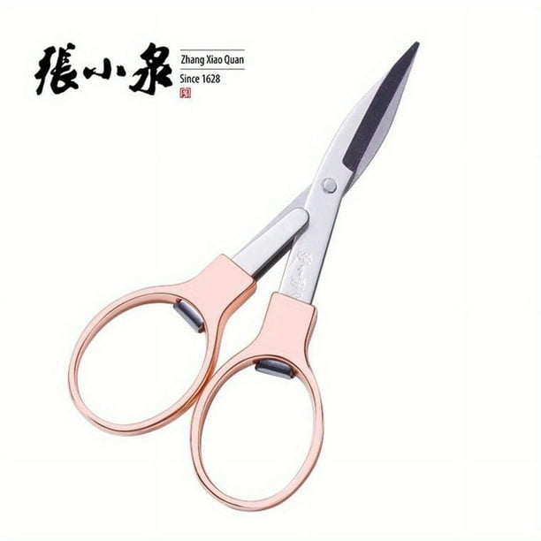 1pc Multifunctional Portable Stainless Steel Folding Mini Scissors For Home Office School Traveling Art Crafts Tailor