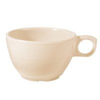 Taza Yanco Nessico Collection, Melamina, Ovalada, 200 Ml, Color Canela, 48 Unidades