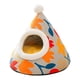 thumbnail image 3 of Casa De Invierno Para Gatos, Cama Para Mascotas, Lavable, Cálida, Suave Para Regalos De Gatos, Flores, 3 of 5
