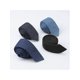 thumbnail image 5 of INSPIRE CHIC Corbata de mezclilla sólida para hombre con nudo propio, delgada y estrecha de 2.4" para boda, negocios, casual, talla única, azul claro, 5 of 5