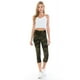 thumbnail image 3 of Leggings Capri de Punto con Estampado Tie Dye, Forro y Banda Estilo Yoga, con Cintura Alta. [Seleccionar Color] = Multi, 3 of 5