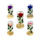 thumbnail image 2 of Flor Rosa Eterna Cristal Luz Hada San Valentín Madre Boda Azul, 2 of 2