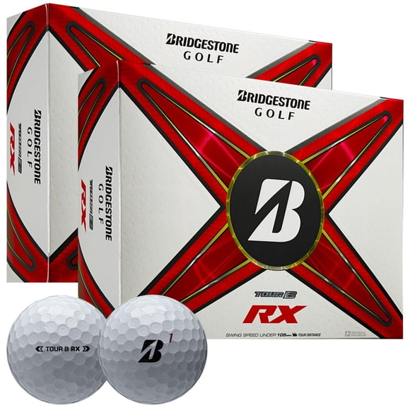 Pelotas de golf Bridgestone Tour B RX doble docena nuevas