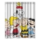 thumbnail image 1 of Cortina de ducha con diseño de Snoopy y dibujos animados, juego de cortinas de baño con ganchos, tamaño 60 x 72 pulgadas, 1 of 3