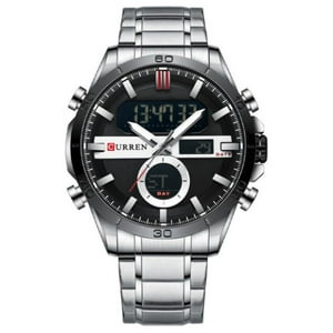 Reloj Analogo-Digital Plateado Curren 8384_5