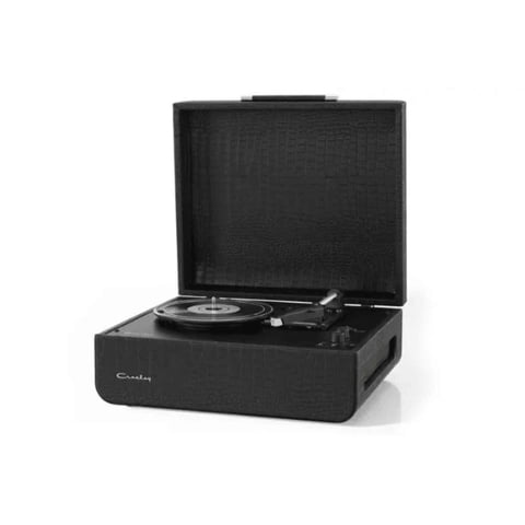 Tornamesa Crosley/ Mercury Bt Crocodile Black + Lp De Regalo