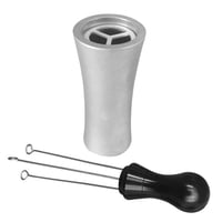 Bothyi - Herramienta De Agitación De Polvo De Café Tipo 3 Agujas Para Cafe Kitchen Home Black