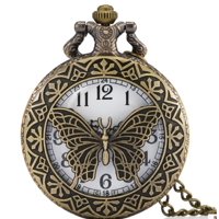 Invencible.Cl - Reloj Bolsillo Butterfly Con Cadena Al41