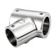 thumbnail image 1 of Accesorio Para Pasamanos De Barco De 25 Mm T De 90 Grados 3 Vías - Acero Inoxidable 316 Silver10, 1 of 5