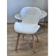 thumbnail image 2 of Juego de Comedor Warwick Melamina Wood 100cm + 4 Sillas Mariposa Ecocuero Wood Blanco, 2 of 3