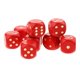 thumbnail image 1 of 10 Piezas Dados De Madera D6 Dados Punteados Para D & D TRPG Juego De Mesa Juguete Rojo, 1 of 5