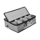 thumbnail image 2 of Café Caja de almacenamiento Caza de vidrio Caja de la cremallera Ventana transparente Versátiles Sostenga 12 cristalería Conveniente organizador de la, 2 of 5