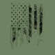 thumbnail image 4 of Sudadera con capucha Grunt Style Militar Verde – Talla Grande – Bandera 1776, 4 of 4