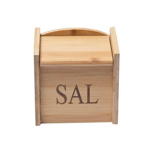 Proplastic - Salero Madera Bambu 12X12 Cms