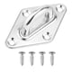 thumbnail image 5 of Placa de ojo de acero inoxidable en forma de diamante placa ocular cubierta de barco hardware bisagra 79mm, 5 of 5