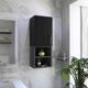 thumbnail image 4 of Botiquín Mueble Auxiliar De Baño Madrid Wengue - Plomo, 4 of 8