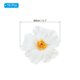 thumbnail image 2 of Uxcell Flores Artificiales de Hibisco Hawaiano Clip para el Cabello DIY Flor de Hibisco de Espuma Blanca Paquete de 16, 2 of 6