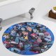 thumbnail image 5 of Scott Pilgrim Alfombra Redonda de Felpa Coral, Antideslizante, No Desprende Pelusas, Lavable y Duradera para Salón, Dormitorio y Habitación de Niños 60cm, 5 of 6