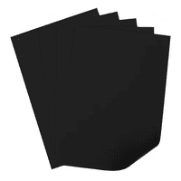 Genérico - Pack 10 Pliegos Cartulinas Española 55 × 77 Cm Negro
