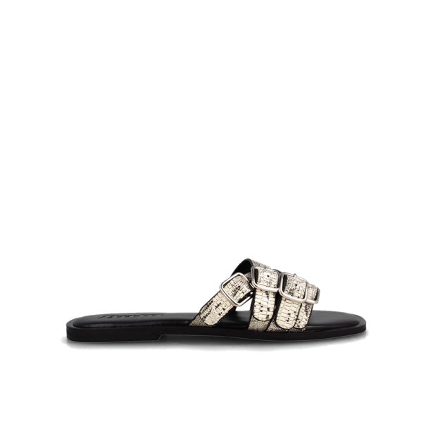 Sandalia Mujer Bata Taylor Blanco/Negro