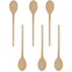 thumbnail image 2 of Juego de cucharas de madera BICB de 30 cm para mezclar madera de haya natural, 6 unidades, 2 of 9