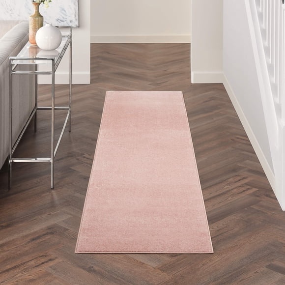 Alfombra Nourison Essentials Rosa 61x183 cm Interior/Exterior