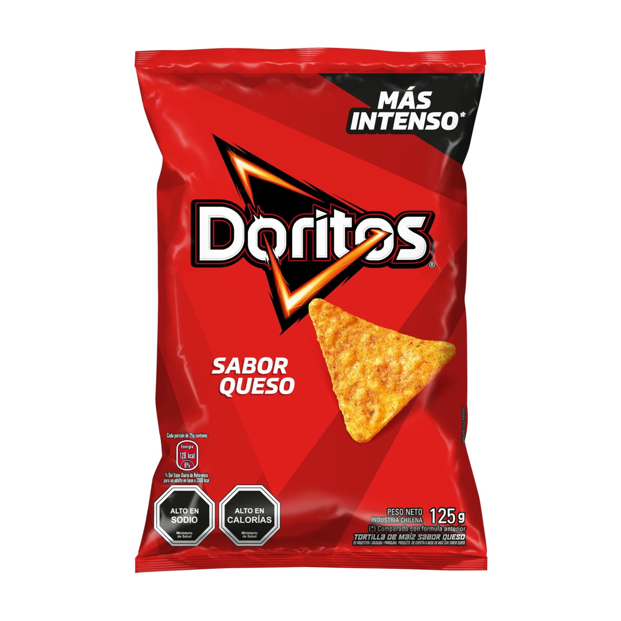 Tortilla De Maiz Doritos Sabor Queso 125 g Evercrisp