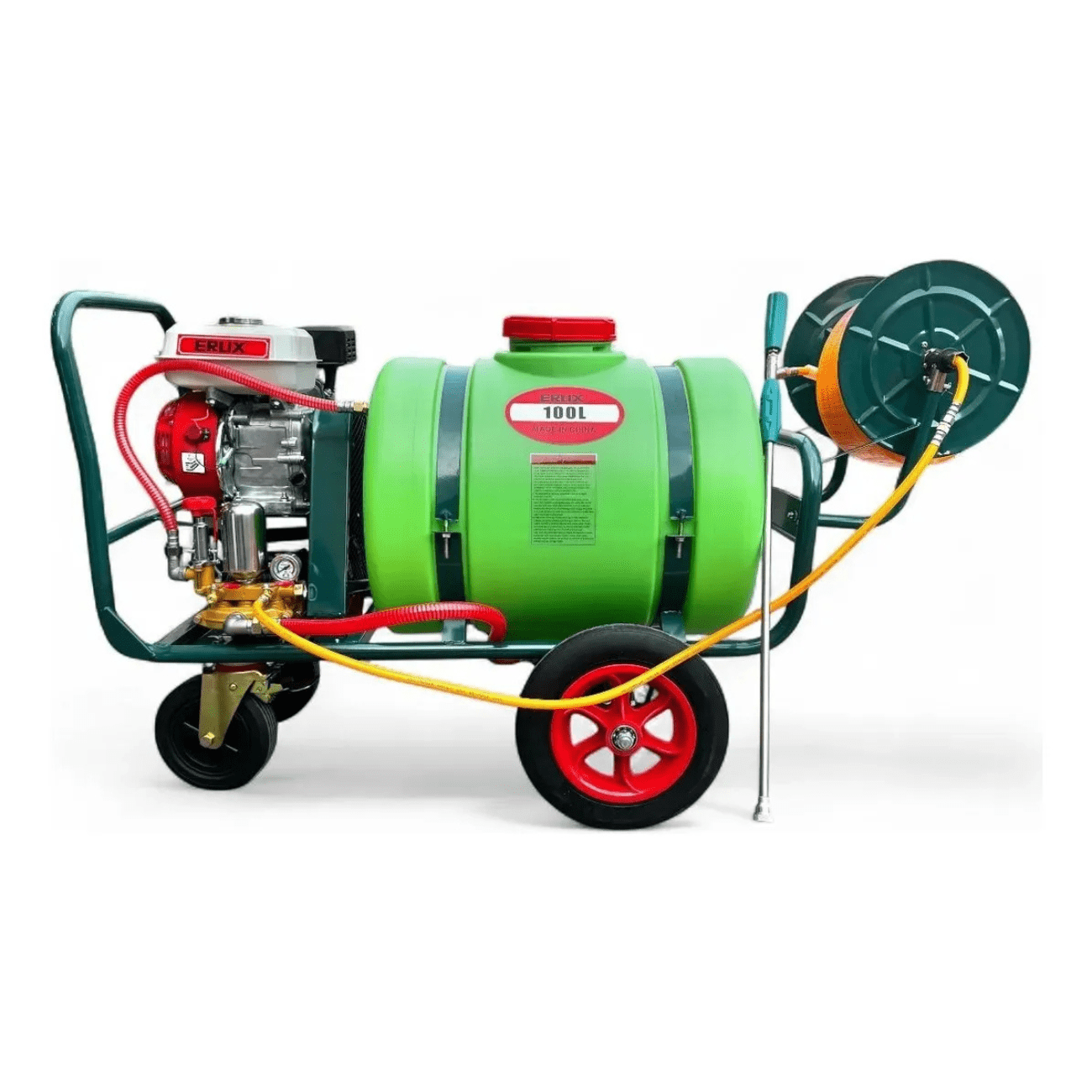Erux - Carretilla Fumigadora Pulverizadora 500 Psi Motor 6.5hp