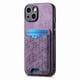 thumbnail image 3 of Funda Billetera con Soporte para iPhone 15 Protector Delgado Morado, 3 of 6