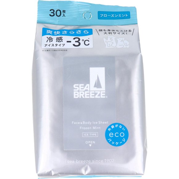 Sábanas Body & Face Minty Sheets Sea Breeze, 30 unidades