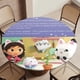 thumbnail image 5 of La casa de muñecas de Gabby-theme Fitted Round Tablecloths Elastic Edged Table Covers Waterproof Table Cloth for Kitchen Holiday Party Tables Decor 120cm, 5 of 6