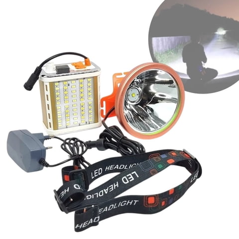 Genérico - Foco Led Linterna Minera Usb Camping 800W Largo Alcance
