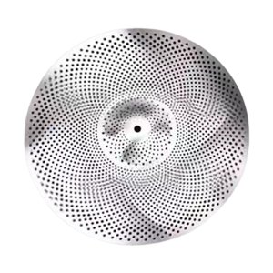Magideal - Platillo De Bajo Volumen, Platillo De Batería Resistente Para Práctica De Bateristas, Accesorios De Batería, Platillo De Amortiguación Ligero, Platill 18 Pulgadas