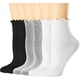 thumbnail image 1 of Womens Ruffle Socks, Cute Ankle Winter Warm Knit Cotton Frilly Sock, 1 of 2