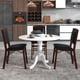 thumbnail image 3 of Mesa de comedor redonda COSTWAY para 4 personas, 102 cm, madera de caucho, 3 of 3