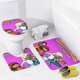 thumbnail image 4 of Juego de Cortina de Ducha y Alfombras Desmarcar WordGirl 4 Piezas, 4 of 6