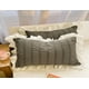 thumbnail image 5 of Juego estándar de 2 fundas de almohada con volantes, estilo vintage chic, estilo rústico brillante, con volantes, estilo campestre., 5 of 5