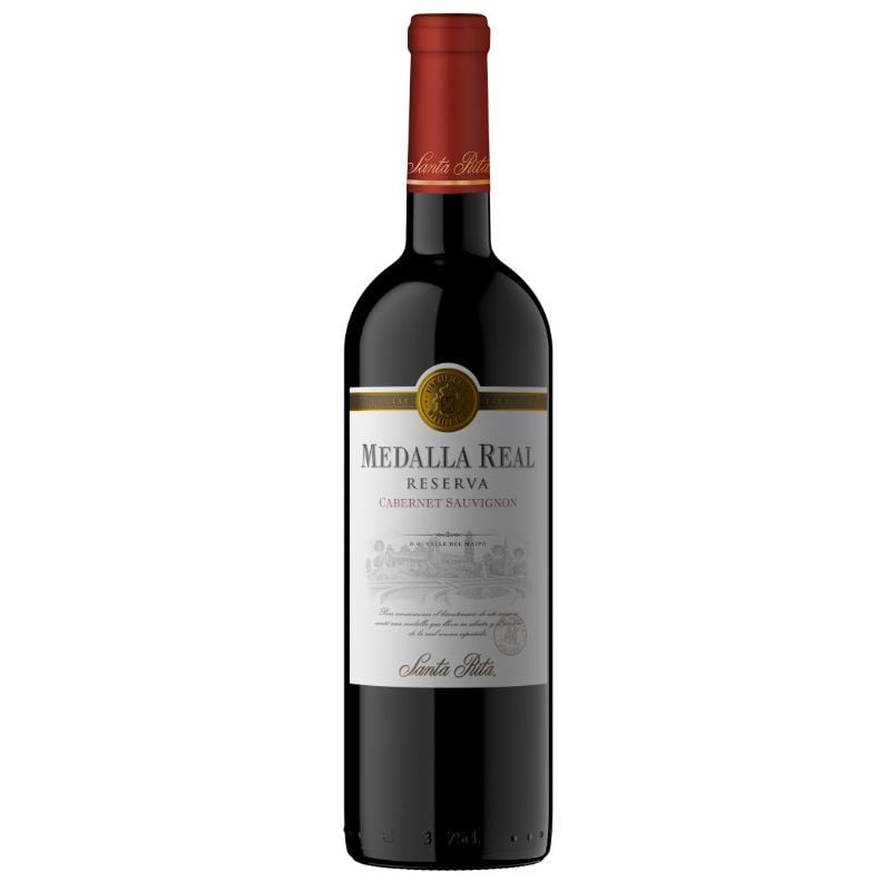 Medalla Real - Vino Tinto Cabernet Sauvignon Reserva 13.5° Botella