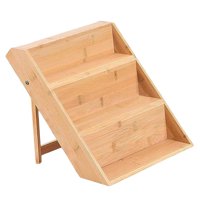 Magideal - Estante Multifunción De Madera Para Especias, Organizador De Especias De Bambú Para Ahorrar Espacio, Organizador De Para Maquillaje,