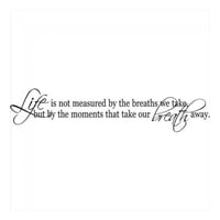 Rienda Libre Graphics - Decomural Inspirational Life Is Not Measured Ws-15113