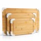 thumbnail image 1 of Juego de 3 tablas de cortar de bambú antideslizantes COOK WITH COLOR, 1 of 8