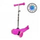 thumbnail image 2 of Scooter Monopatin 3 Ruedas Luces Barra Ajustable 70cm Rosa Bex, 2 of 7