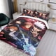 thumbnail image 3 of Kaisen Manga Conjunto de sábanas temático, trío de piezas, cómodo y amigable con la piel, diseño único, regalo de decoración para el hogar para familiares, amigos y fans,173cm *218cm, 3 of 6