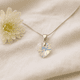 thumbnail image 3 of Collar Cristal Austriaco Aurora Boreal 14mm en Plata 925, 3 of 3