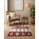 thumbnail image 3 of Set De 2 Alfombras De Pasillo 60x150 cm Estilo Bohemio con Flecos, 3 of 6