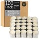 thumbnail image 1 of Velas Tealight HomeLights blancas sin perfume, paquete de 100, 1 of 7