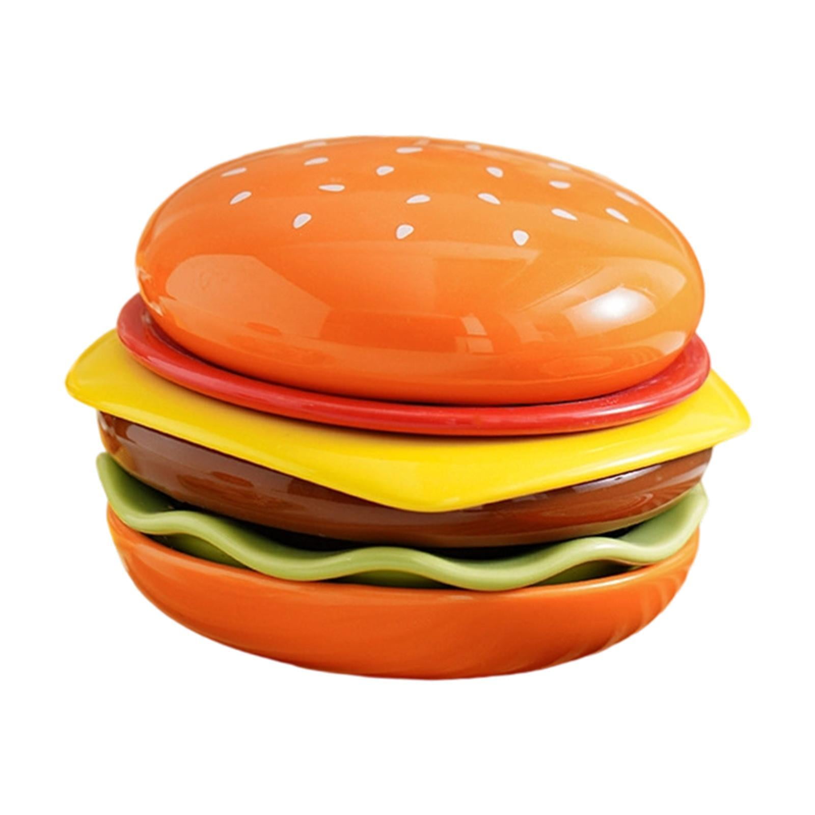 Bothyi - Juego De Platos De Hamburguesa De Cerámica, Bonitos Platos Y Cuencos Para Fiestas, Bodas Y Hogar.