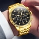 thumbnail image 2 of Reloj OLEVS Hombre Cronografo Dorado Acero Inoxidable, 2 of 3