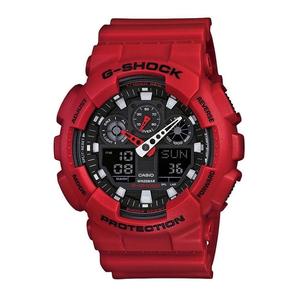 Reloj G-SHOCK GA-100B-4ADR Resina Hombre Rojo rojo