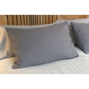 Purolino - Fundas De Almohadas Standard De Lino